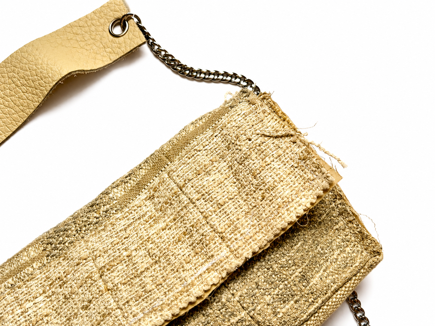 Borsa Upcycled Patchwork - Avorio