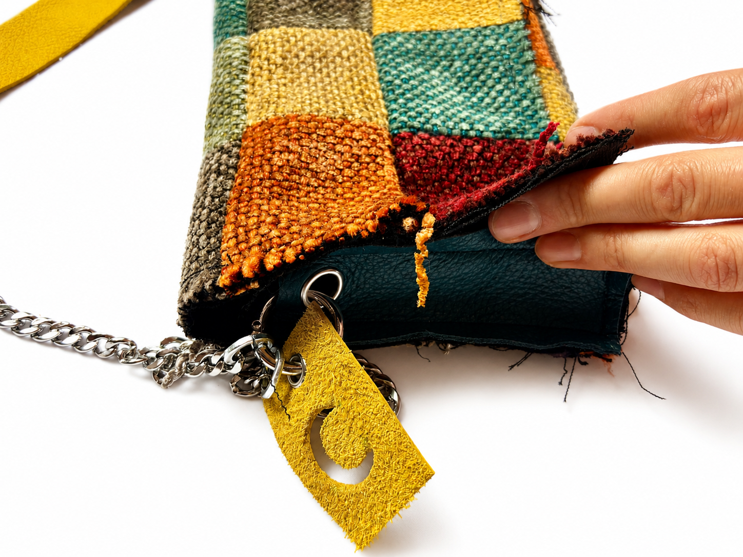 Borsa Upcycled Patchwork - Aurora