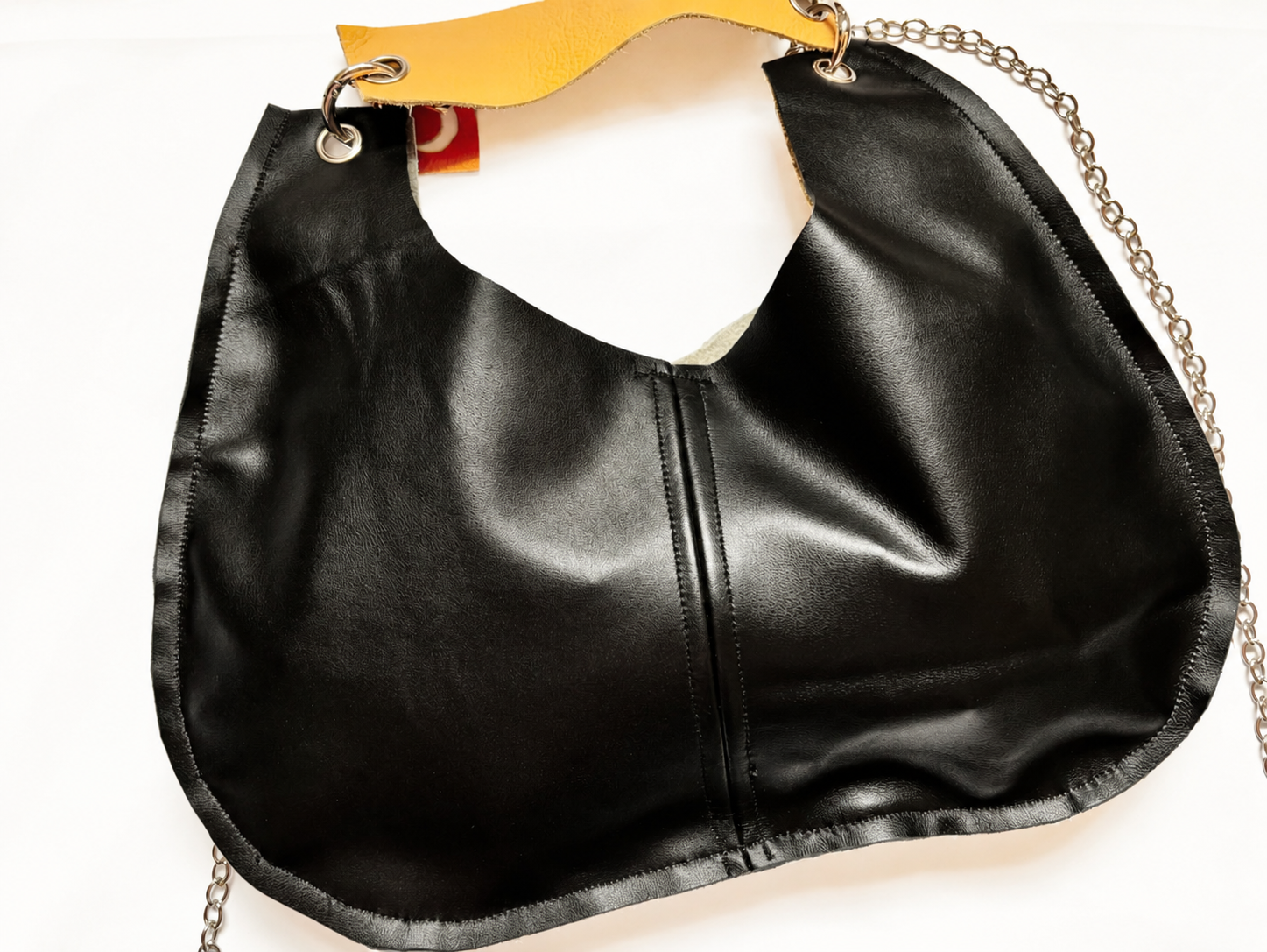 Borsa Upcycled in pelle - Eclissi