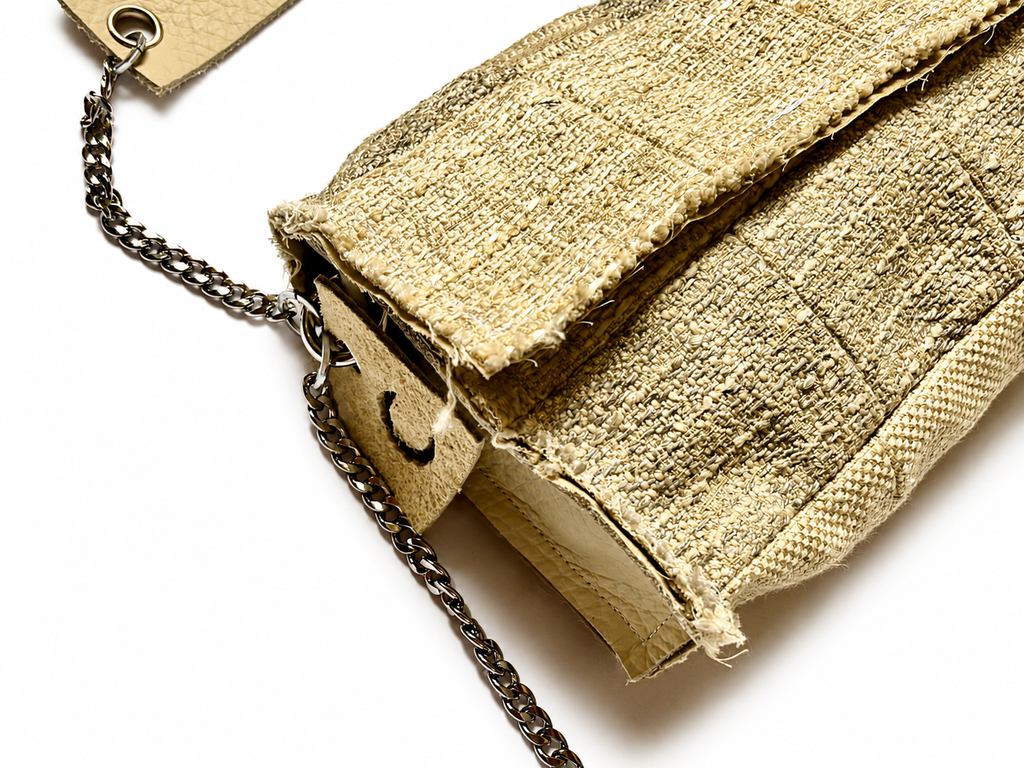 Borsa Upcycled Patchwork - Avorio