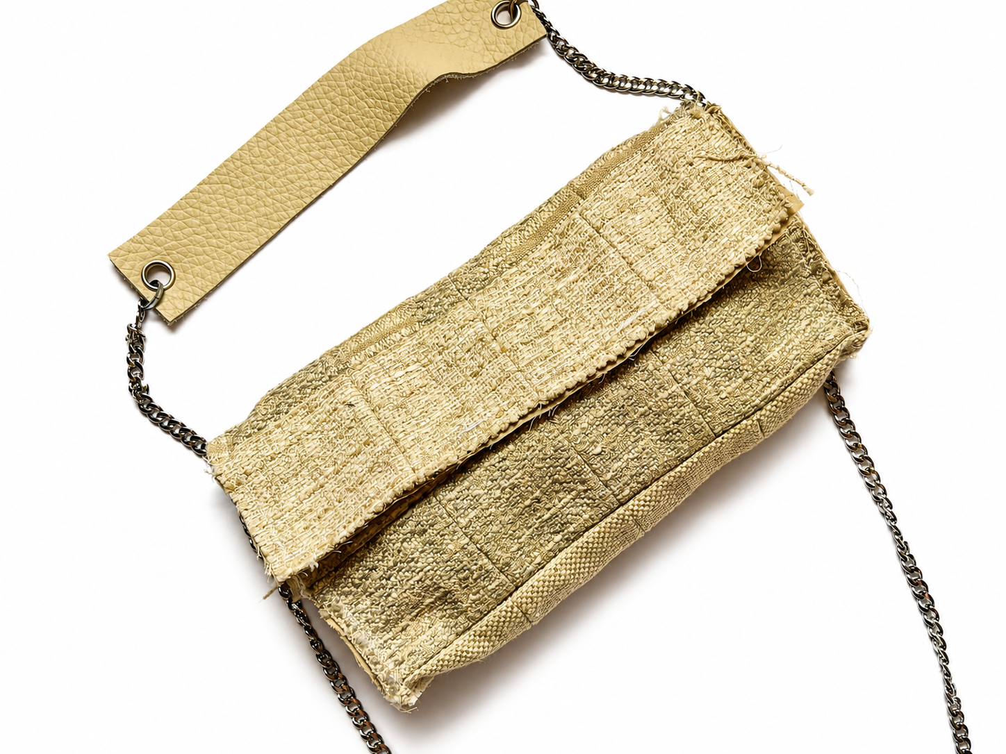 Borsa Upcycled Patchwork - Avorio