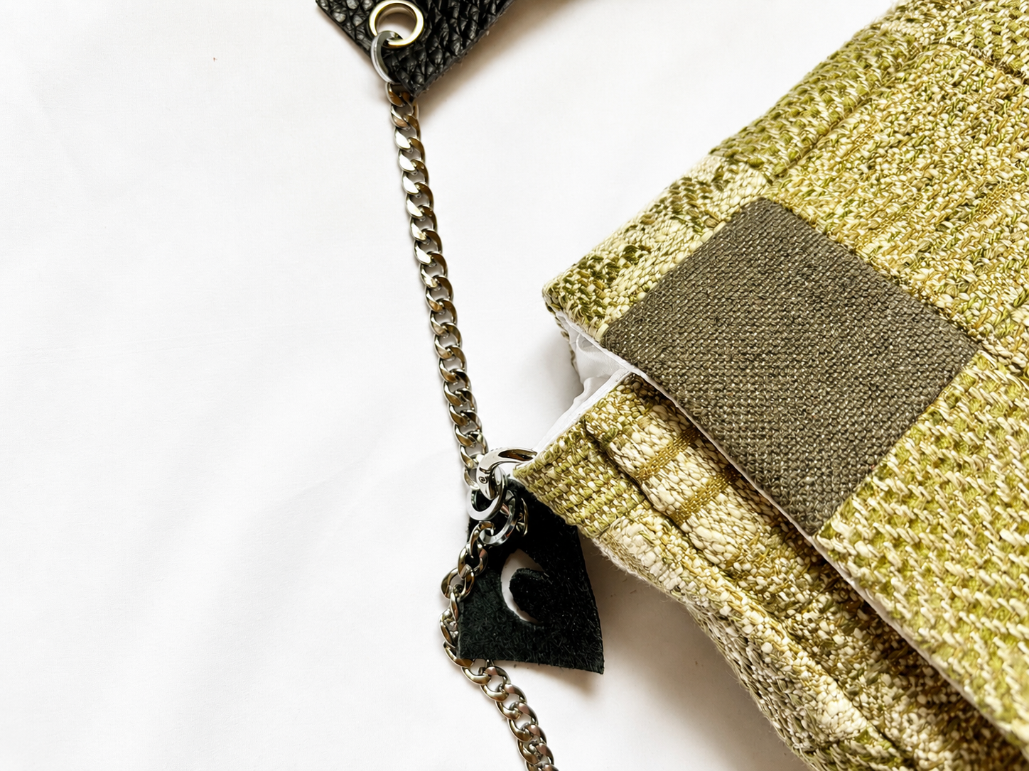 Borsa Upcycled Patchwork - Salvia