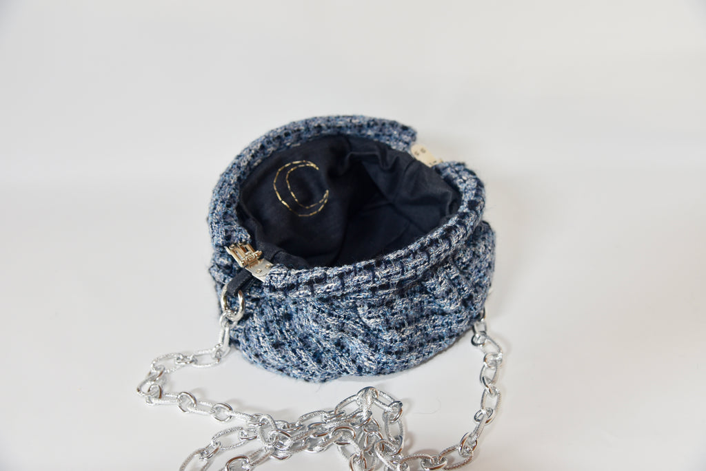Borsa artigianale - Mezza luna Clutch