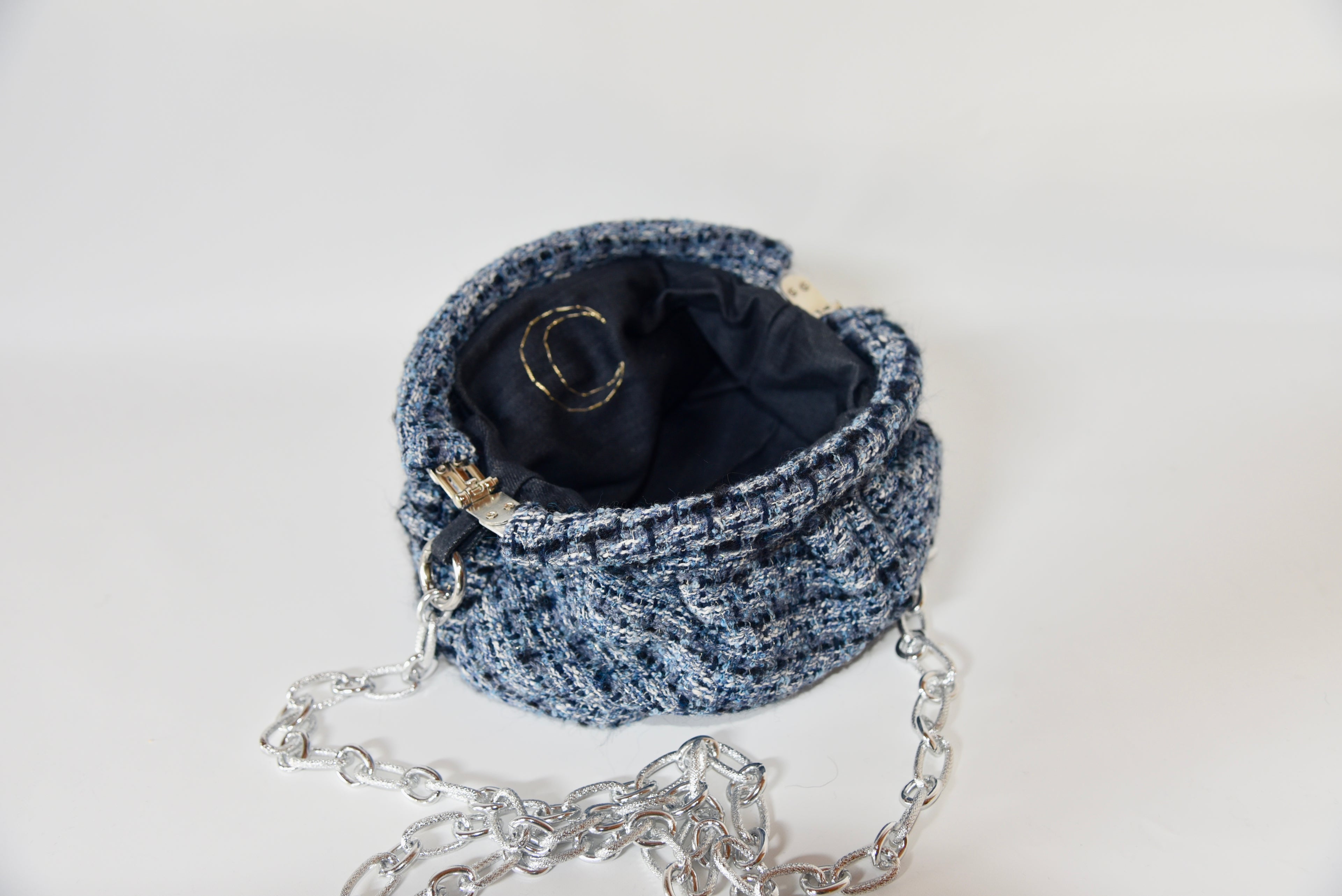 Borsa artigianale - Mezza luna Clutch