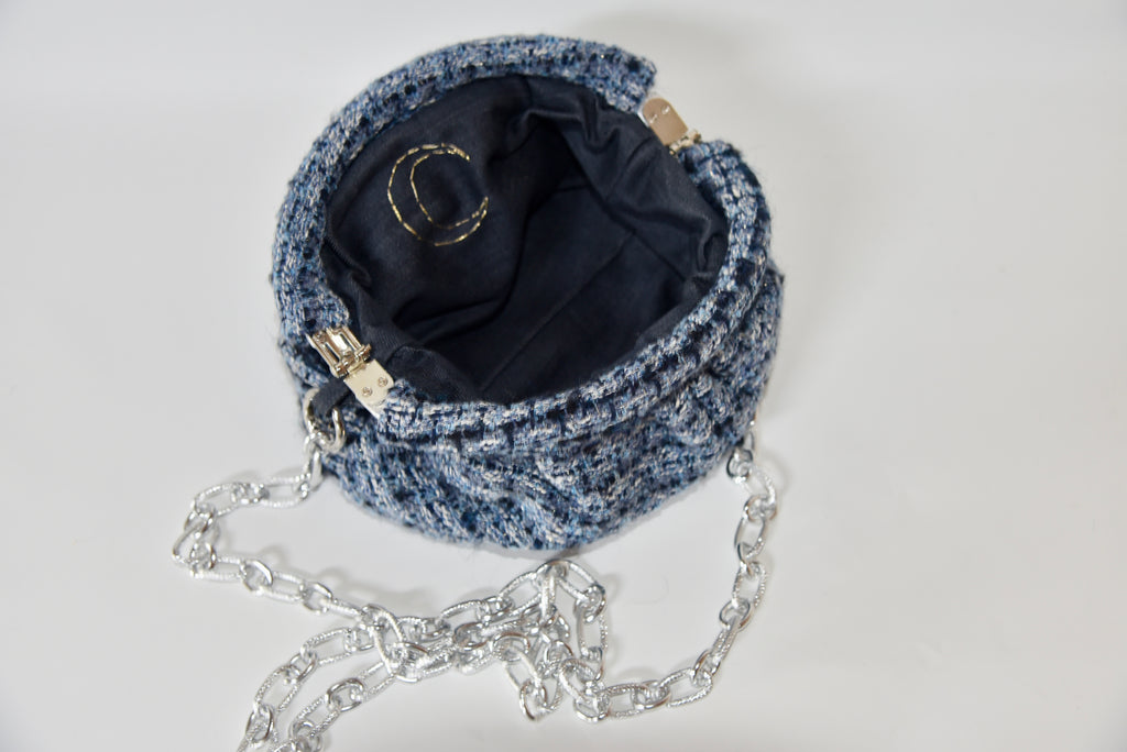 Borsa artigianale - Mezza luna Clutch