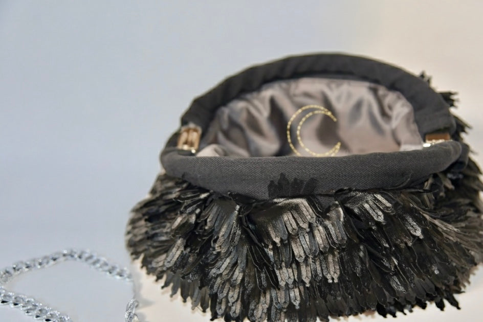 Borsa artigianale - Mezza Luna Clutch