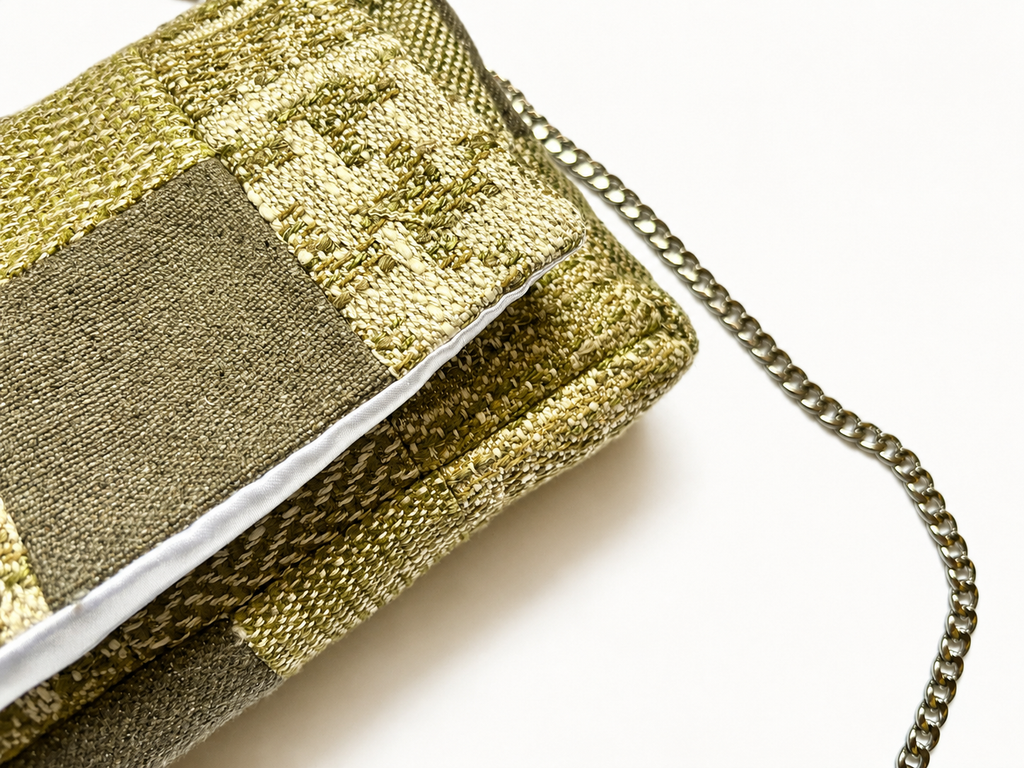 Borsa Upcycled Patchwork - Salvia