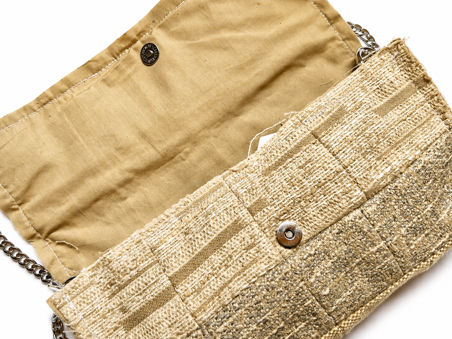 Borsa Upcycled Patchwork - Avorio
